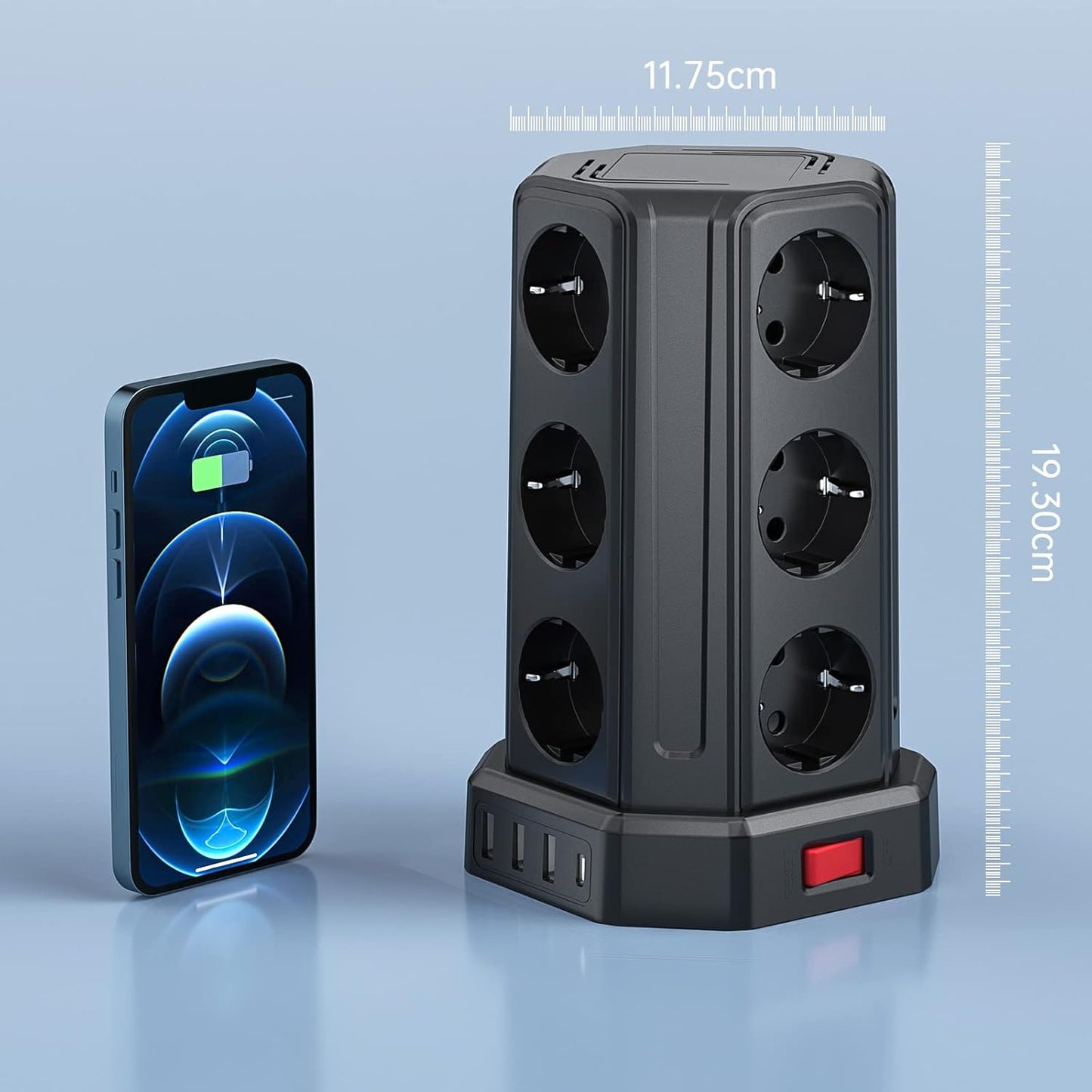 Sameriver 12-socket power strip