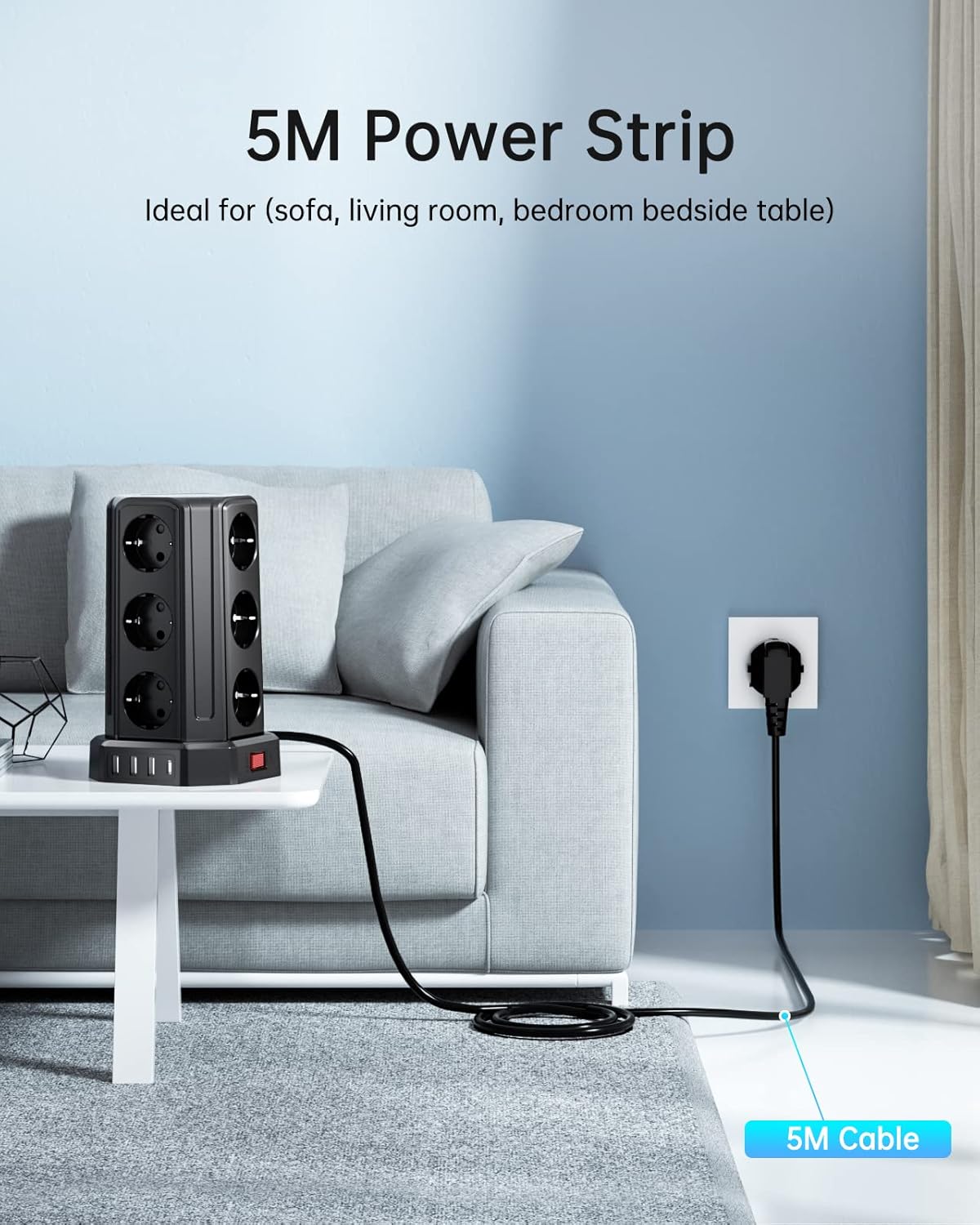 Sameriver 12-socket power strip