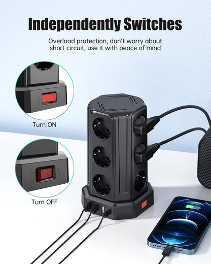 Sameriver 12-socket power strip
